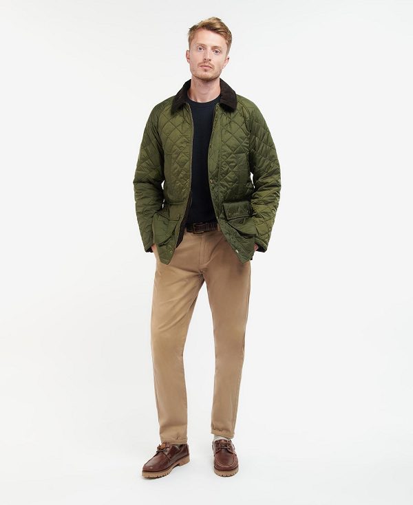 Barbour Ashby Quilted Jacket Ελιά | BABO87341