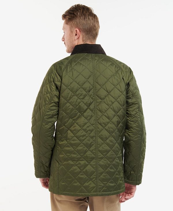 Barbour Ashby Quilted Jacket Ελιά | BABO87341