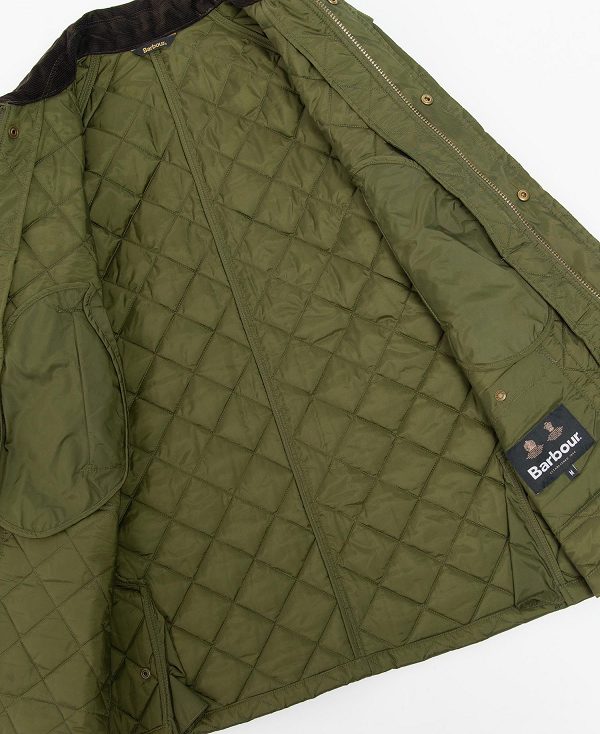 Barbour Ashby Quilted Jacket Ελιά | BABO87341