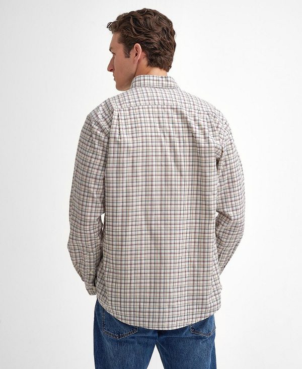 Barbour Ashton Regular Long-sleeved Shirt γκρι | BABO87893