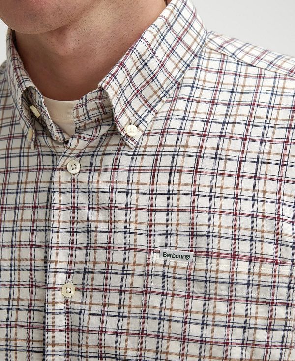 Barbour Ashton Regular Long-sleeved Shirt γκρι | BABO87893