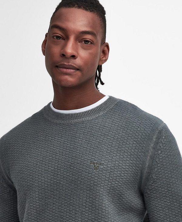 Barbour Aston Crew Neck Jumper πρασινο | BABO88651