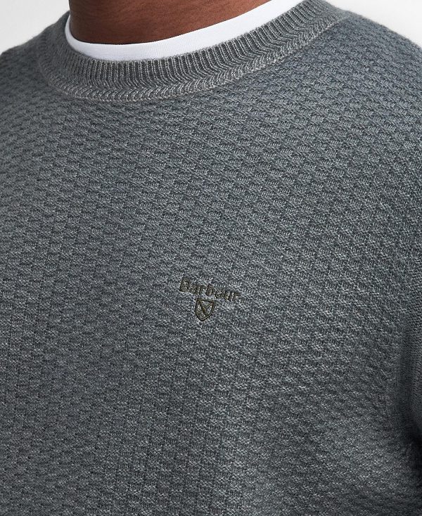 Barbour Aston Crew Neck Jumper πρασινο | BABO88651