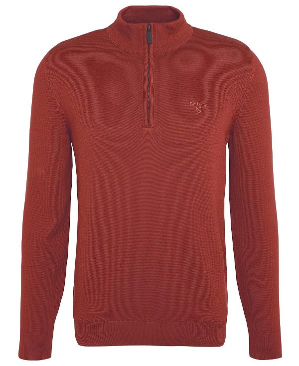 Barbour Avoch Half-zip Jumper κοκκινα | BABO88602