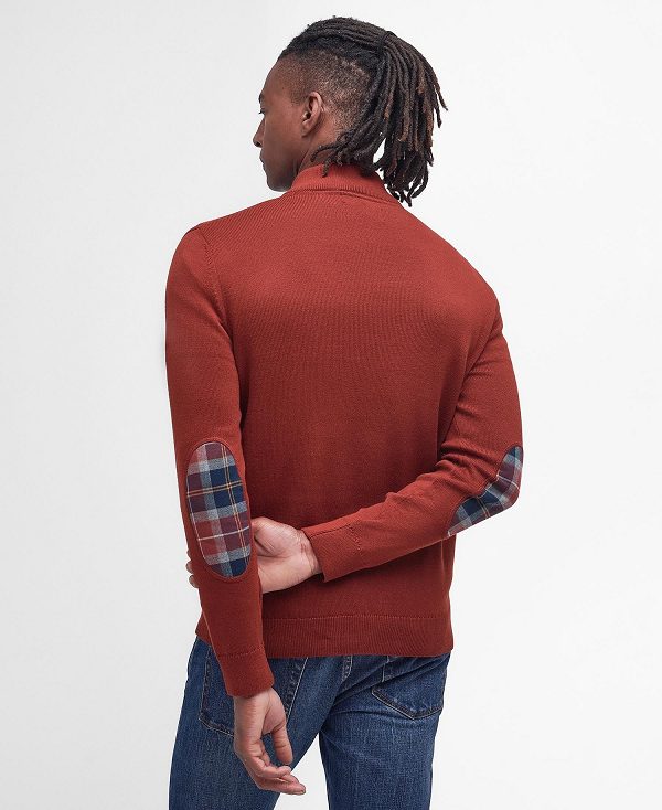 Barbour Avoch Half-zip Jumper κοκκινα | BABO88602