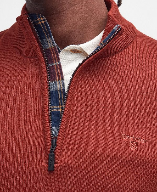 Barbour Avoch Half-zip Jumper κοκκινα | BABO88602