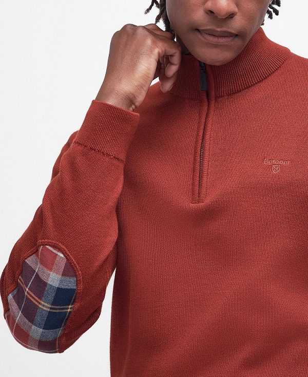 Barbour Avoch Half-zip Jumper κοκκινα | BABO88602