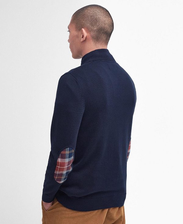 Barbour Avoch Half-zip Jumper σκουρο μπλε | BABO88601