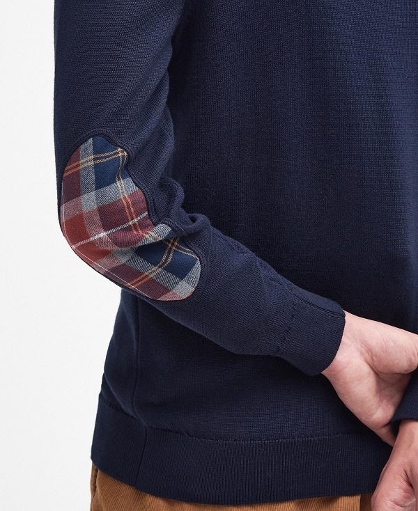 Barbour Avoch Half-zip Jumper σκουρο μπλε | BABO88601