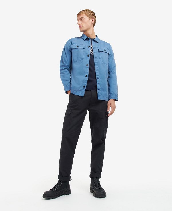Barbour B.Intl Adey Overshirt μπλε | BABO87606