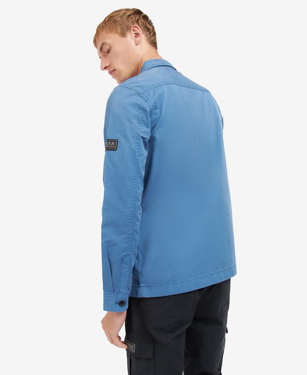 Barbour B.Intl Adey Overshirt μπλε | BABO87606