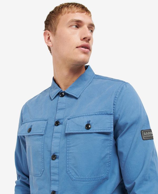 Barbour B.Intl Adey Overshirt μπλε | BABO87606