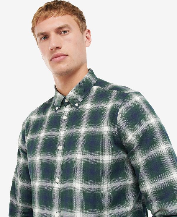 Barbour B.Intl Kershaw Shirt πρασινο | BABO87599