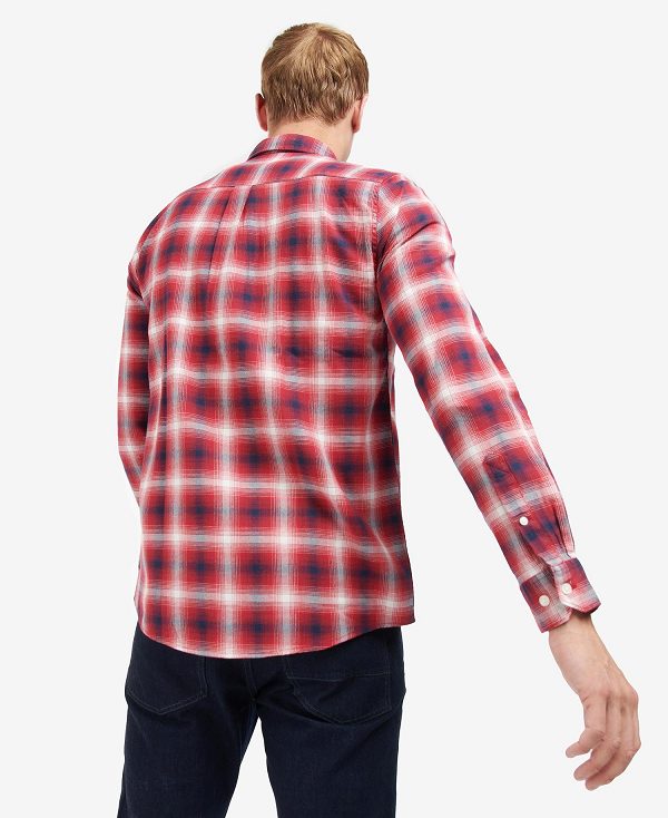 Barbour B.Intl Kershaw Shirt κοκκινα | BABO87603