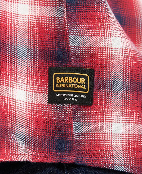 Barbour B.Intl Kershaw Shirt κοκκινα | BABO87603