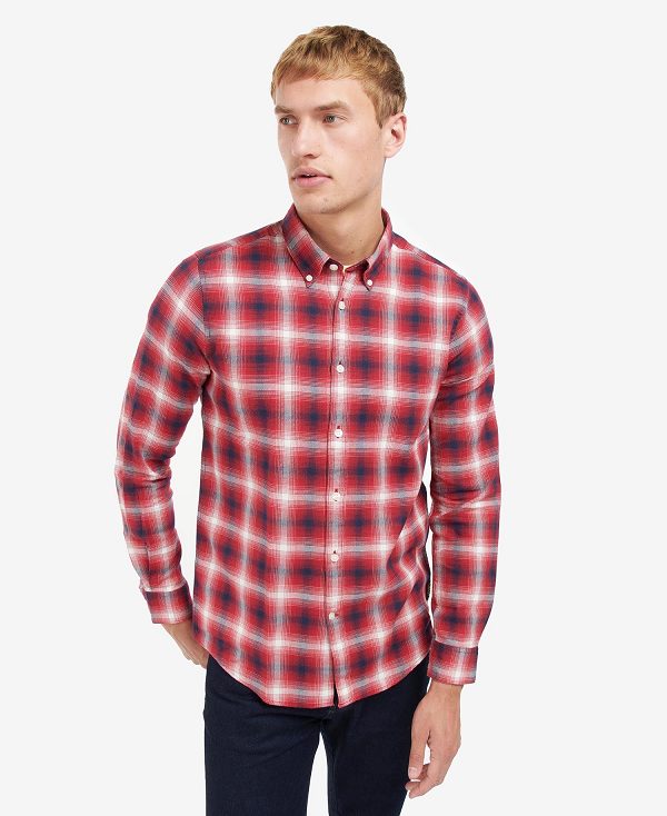 Barbour B.Intl Kershaw Shirt κοκκινα | BABO87603