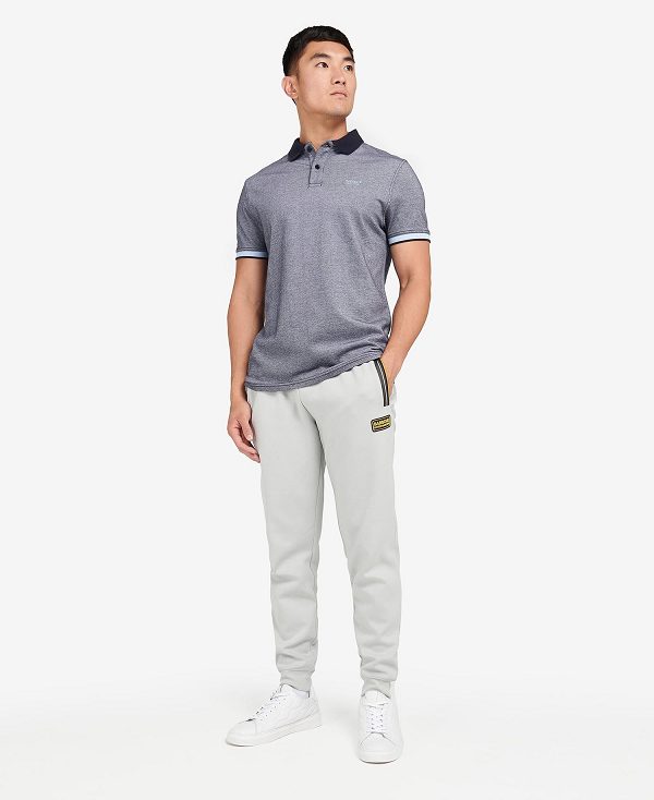 Barbour B.Intl Whateley Polo Shirt μπλε ασπρα | BABO88015