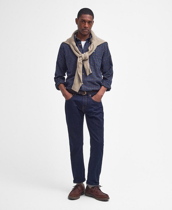 Barbour Bank Shirt μπορντο | BABO87918