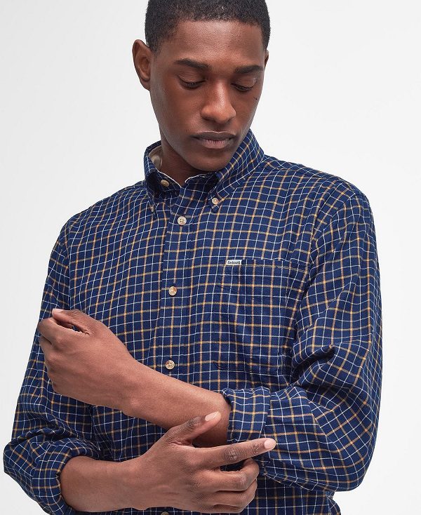 Barbour Bank Shirt μπορντο | BABO87918