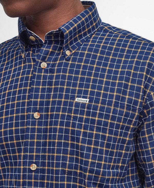 Barbour Bank Shirt μπορντο | BABO87918