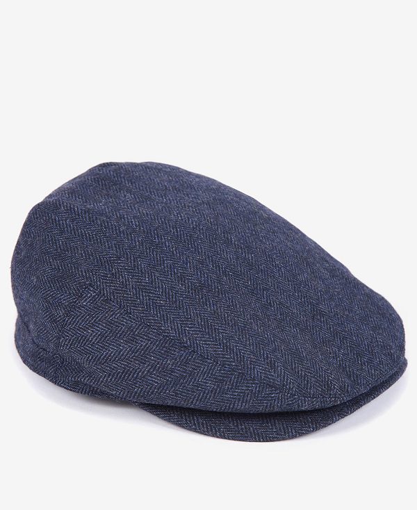 Barbour Barlow Flat Cap σκουρο μπλε | BABO89015