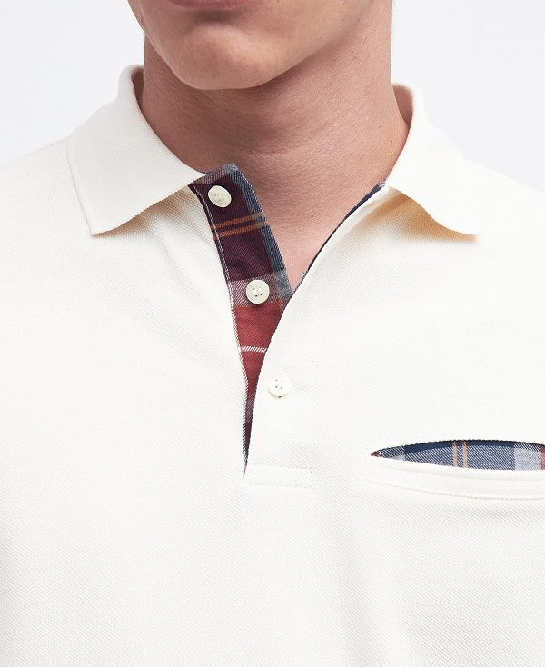 Barbour Barwick Polo Shirt ασπρα | BABO88120