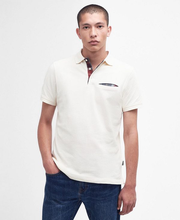 Barbour Barwick Polo Shirt ασπρα | BABO88120