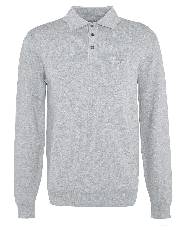 Barbour Bassington Polo Shirt γκρι | BABO88594