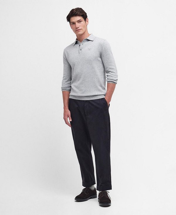 Barbour Bassington Polo Shirt γκρι | BABO88594
