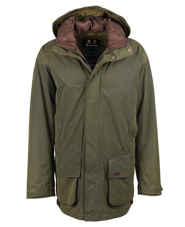 Barbour Beaconsfield Waterproof Jacket Ελιά | BABO87401