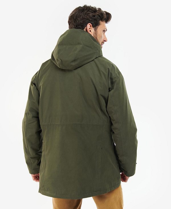 Barbour Beaconsfield Waterproof Jacket Ελιά | BABO87401