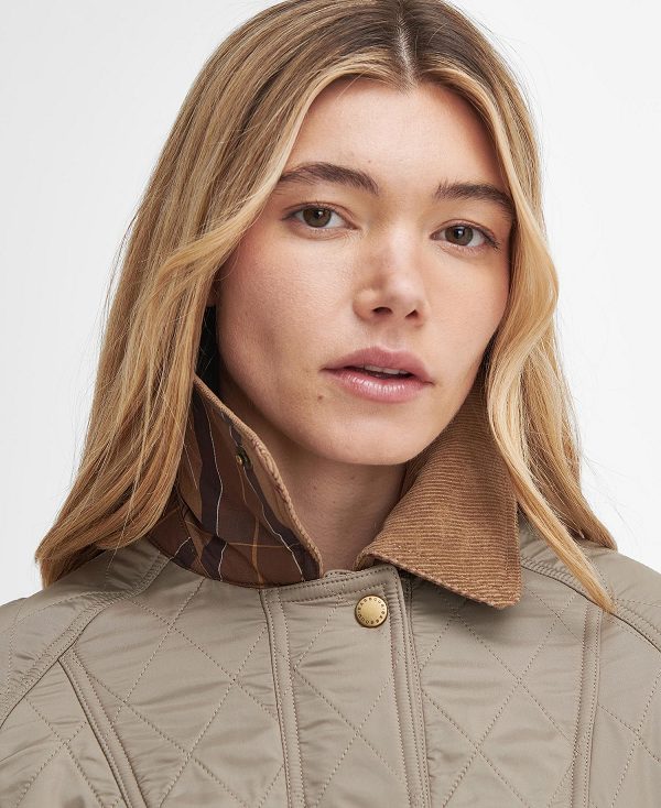 Barbour Beadnell Polarquilt Jacket καφε καφε | BABO89325