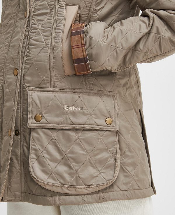 Barbour Beadnell Polarquilt Jacket καφε καφε | BABO89325