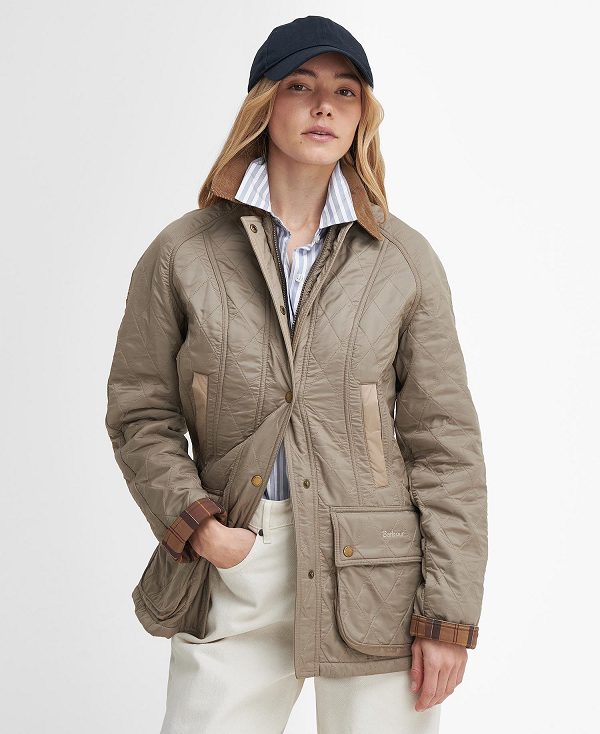 Barbour Beadnell Polarquilt Jacket καφε καφε | BABO89325