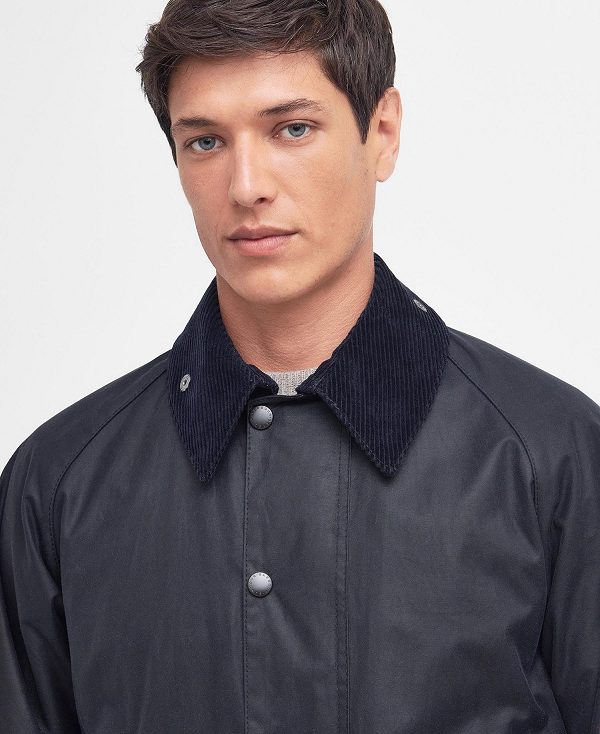 Barbour Beaufort® Waxed Jacket σκουρο μπλε | BABO87181