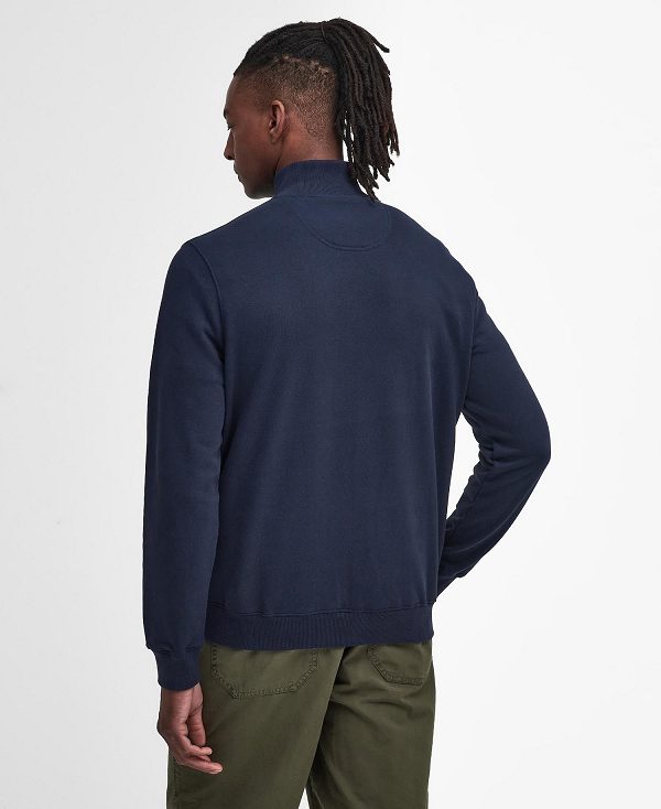 Barbour Beckhill Half-zip Sweatshirt σκουρο μπλε | BABO88619
