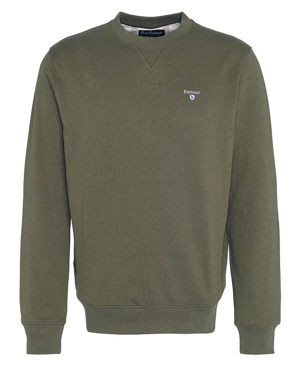 Barbour Beckhill Sweatshirt Ελιά | BABO88628