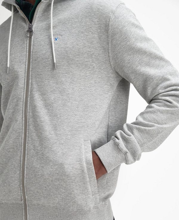 Barbour Beckhill Zip-up Hoodie γκρι | BABO88671