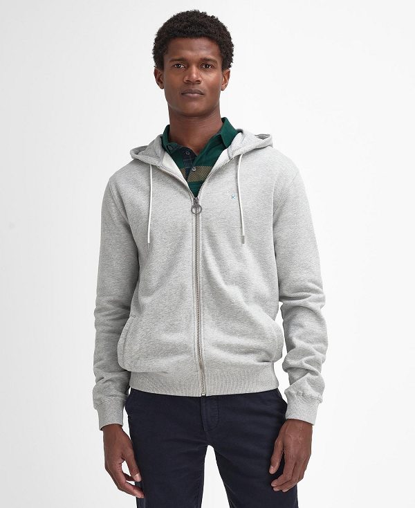 Barbour Beckhill Zip-up Hoodie γκρι | BABO88671