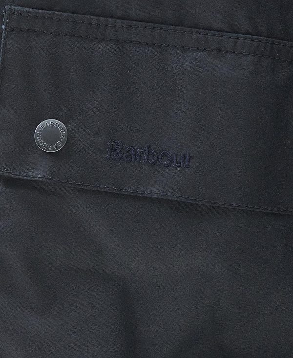 Barbour Bedale Short Wax Jacket σκουρο μπλε | BABO87230