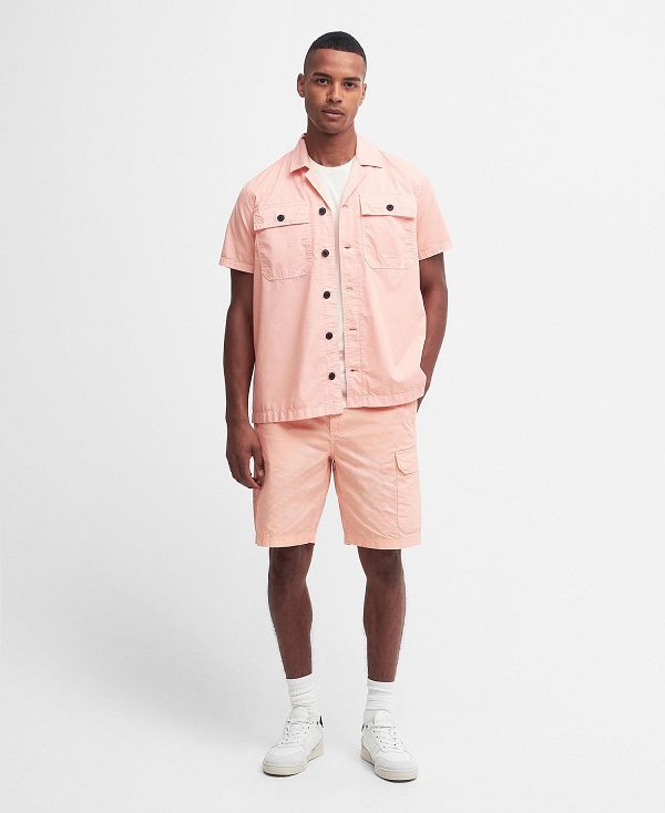 Barbour Belmont Regular Short-sleeved Shirt κοραλι | BABO87741