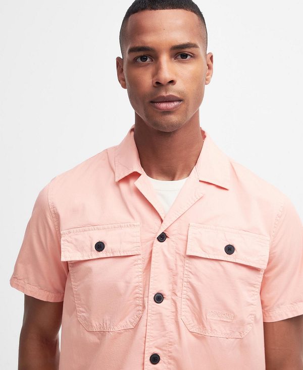 Barbour Belmont Regular Short-sleeved Shirt κοραλι | BABO87741