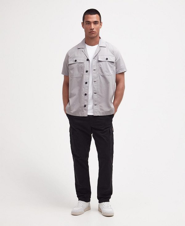 Barbour Belmont Regular Short-sleeved Shirt γκρι | BABO87747