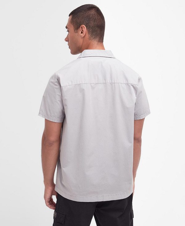 Barbour Belmont Regular Short-sleeved Shirt γκρι | BABO87747