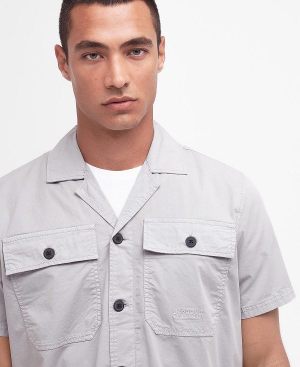 Barbour Belmont Regular Short-sleeved Shirt γκρι | BABO87747