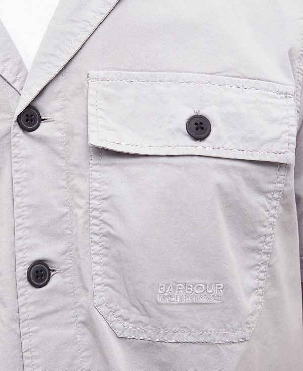 Barbour Belmont Regular Short-sleeved Shirt γκρι | BABO87747