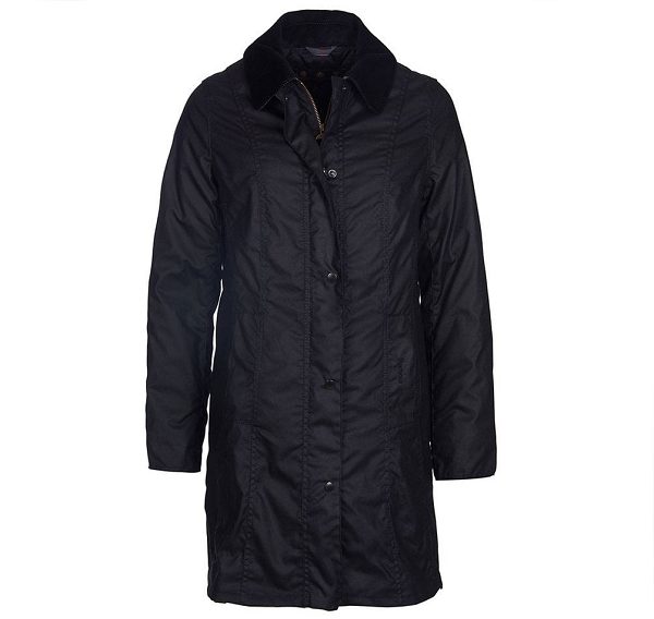 Barbour Belsay Wax Jacket μαυρα | BABO89224