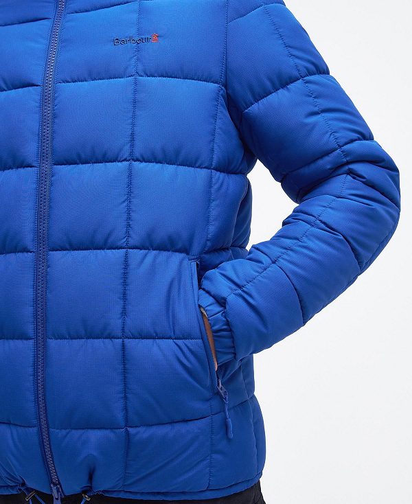 Barbour Benton Quilted Jacket ανοιχτο μπλε | BABO87320