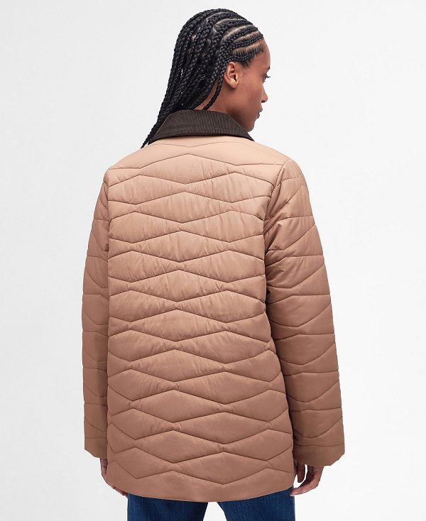 Barbour Berryman Quilted Jacket καφε | BABO89285