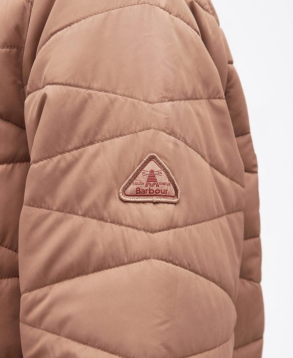 Barbour Berryman Quilted Jacket καφε | BABO89285